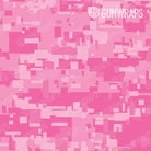 Pistol Slide Digital Elite Pink Camo Gun Skin Pattern