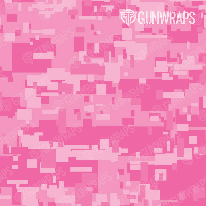 Rifle Digital Elite Pink Camo Gun Skin Pattern