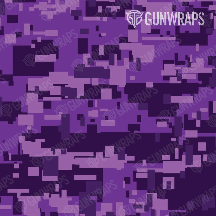 AR 15 Mag Digital Elite Purple Camo Gun Skin Pattern