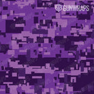 AR 15 Mag Well Digital Elite Purple Camo Gun Skin Pattern