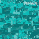 Universal Sheet Digital Elite Tiffany Blue Camo Gun Skin Pattern