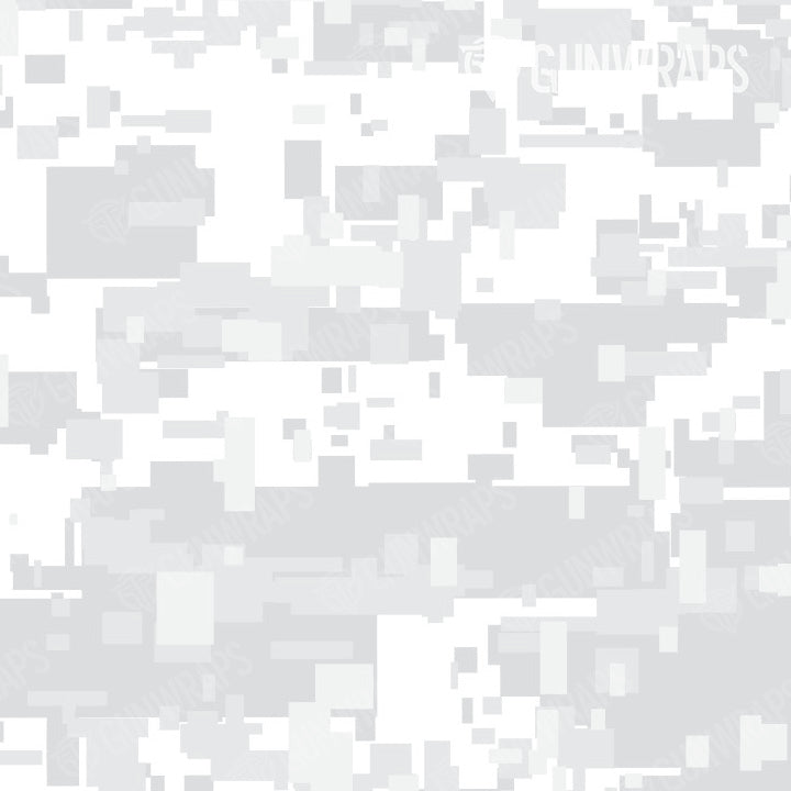 Tactical Digital Elite White Camo Gun Skin Pattern