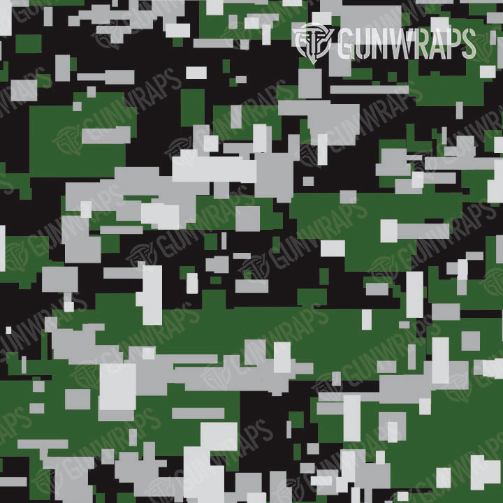 AR 15 Digital Green Tiger Camo Gun Skin Pattern