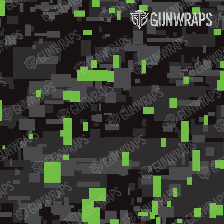 AR 15 Mag Well Digital Metro Green Camo Gun Skin Pattern