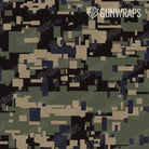 AR 15 Mag Digital Militant Blue Camo Gun Skin Pattern