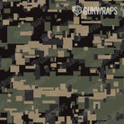 Universal Sheet Digital Militant Charcoal Camo Gun Skin Pattern