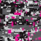 AR 15 Mag Well Digital Urban Magenta Camo Gun Skin Pattern