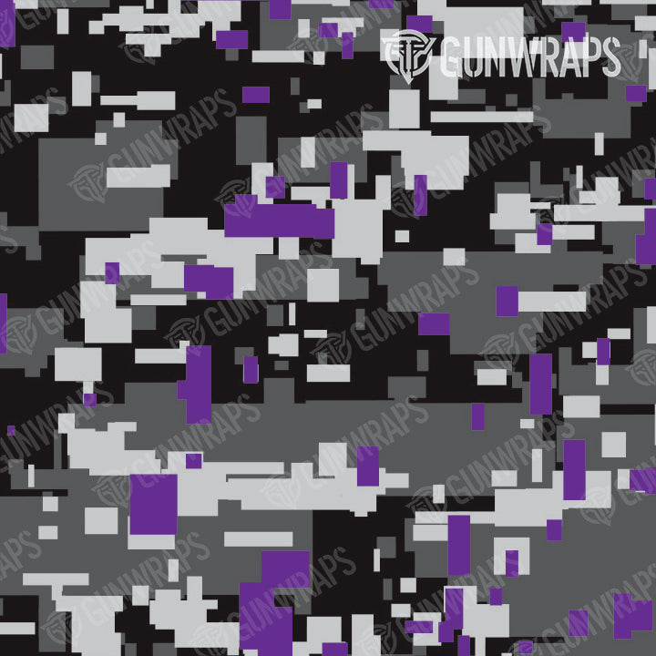 Pistol & Revolver Digital Urban Purple Camo Gun Skin Pattern