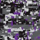 Rifle Digital Urban Purple Camo Gun Skin Pattern