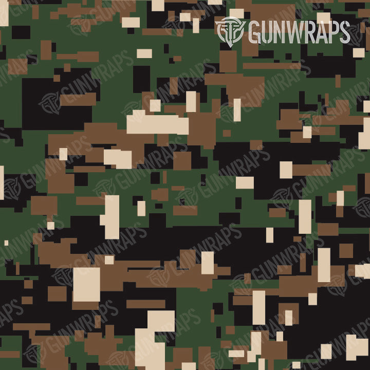 Scope Digital Woodland Camo Gear Skin Pattern