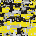 AR 15 Mag & Mag Well Digital Yellow Tiger Camo Gun Skin Pattern