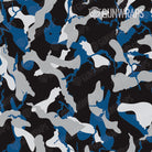 AK 47 Mag Ragged Blue Tiger Camo Gun Skin Pattern