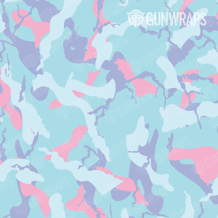 Pistol & Revolver Ragged Cotton Candy Camo Gun Skin Pattern