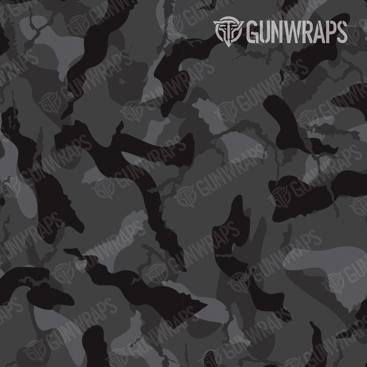 AK 47 Mag Ragged Elite Black Camo Gun Skin Pattern