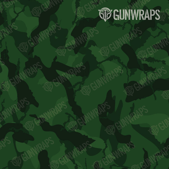 Shotgun Ragged Elite Green Camo Gun Skin Pattern