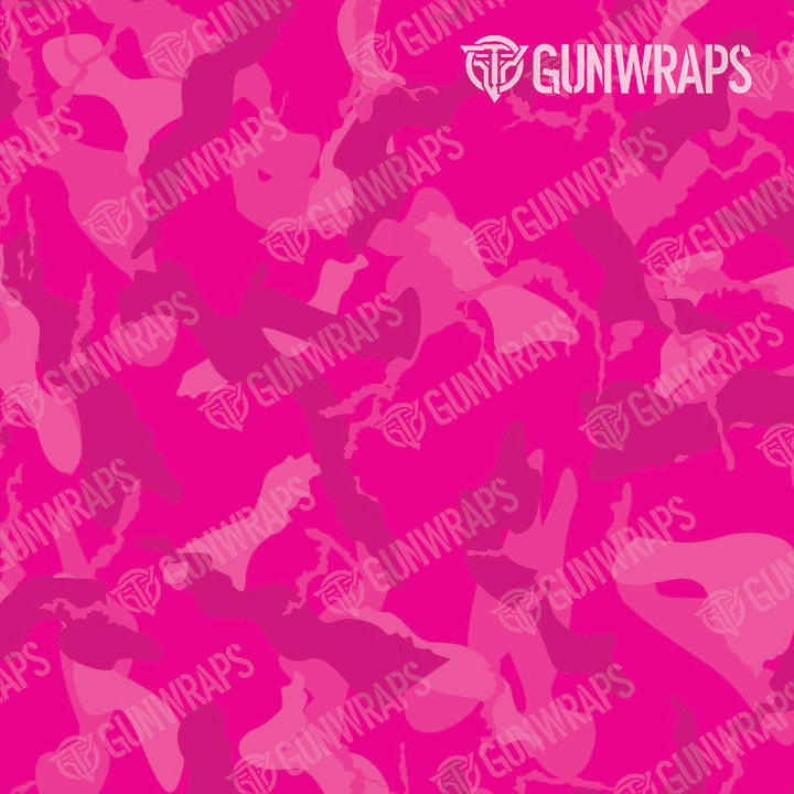 AR 15 Ragged Elite Magenta Camo Gun Skin Pattern