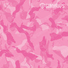 AR 15 Mag Well Ragged Elite Pink Camo Gun Skin Pattern