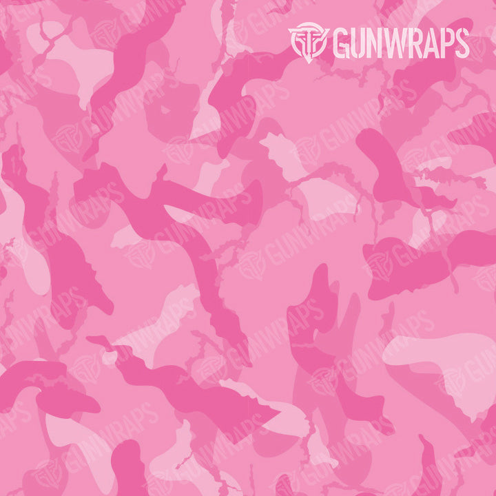 AR 15 Mag & Mag Well Ragged Elite Pink Camo Gun Skin Pattern