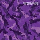 Knife Ragged Elite Purple Camo Gear Skin Pattern