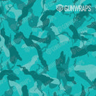 Knife Ragged Elite Tiffany Blue Camo Gear Skin Pattern