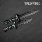 Ragged Green Tiger Camo Knife Gear Skin Vinyl Wrap