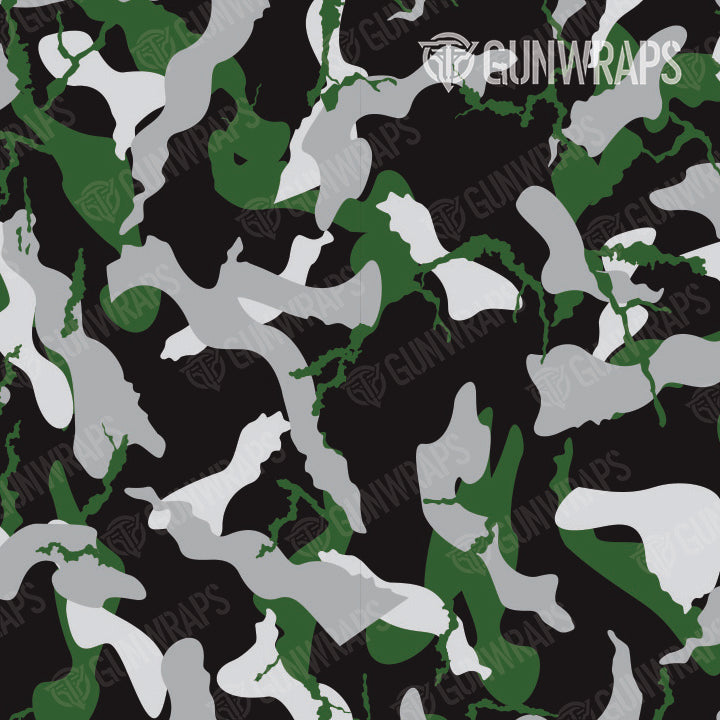 AK 47 Ragged Green Tiger Camo Gun Skin Pattern