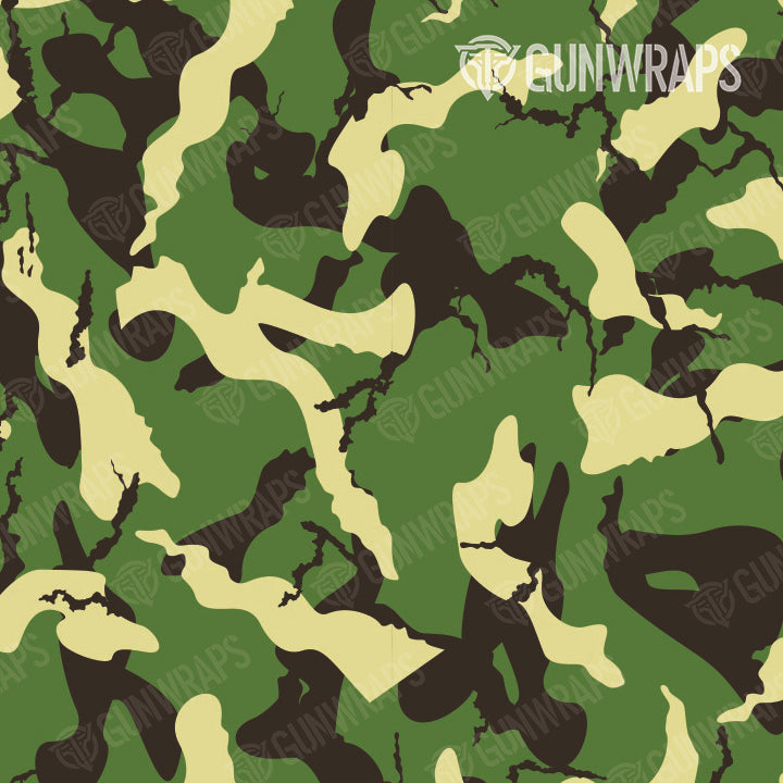 Tactical Ragged Jungle Camo Gun Skin Pattern