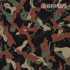 AR 15 Mag & Mag Well Ragged Militant Copper Camo Gun Skin Pattern