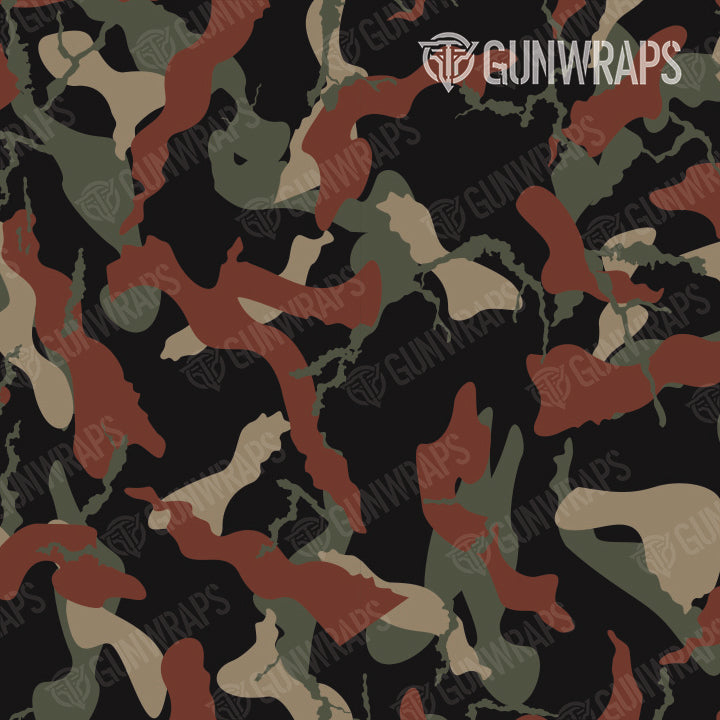 Tactical Ragged Militant Copper Camo Gun Skin Pattern