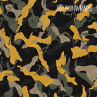 Pistol & Revolver Ragged Militant Yellow Camo Gun Skin Pattern