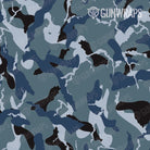 AR 15 Ragged Navy Camo Gun Skin Pattern