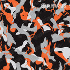 Shotgun Ragged Orange Tiger Camo Gun Skin Pattern