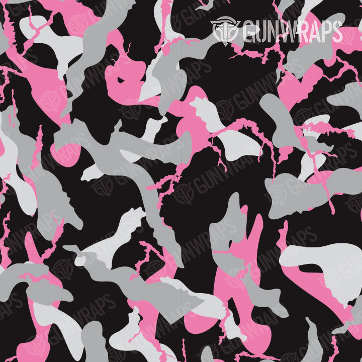 AR 15 Ragged Pink Tiger Camo Gun Skin Pattern