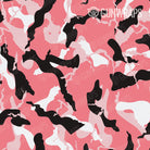 AR 15 Mag Well Ragged Pink Camo Gun Skin Pattern