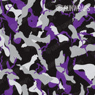 AR 15 Ragged Purple Tiger Camo Gun Skin Pattern