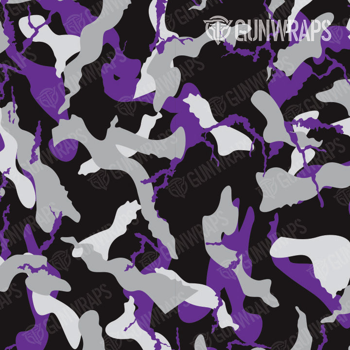 Rifle Ragged Purple Tiger Camo Gun Skin Pattern