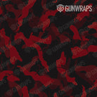 AR 15 Ragged Vampire Red Camo Gun Skin Pattern