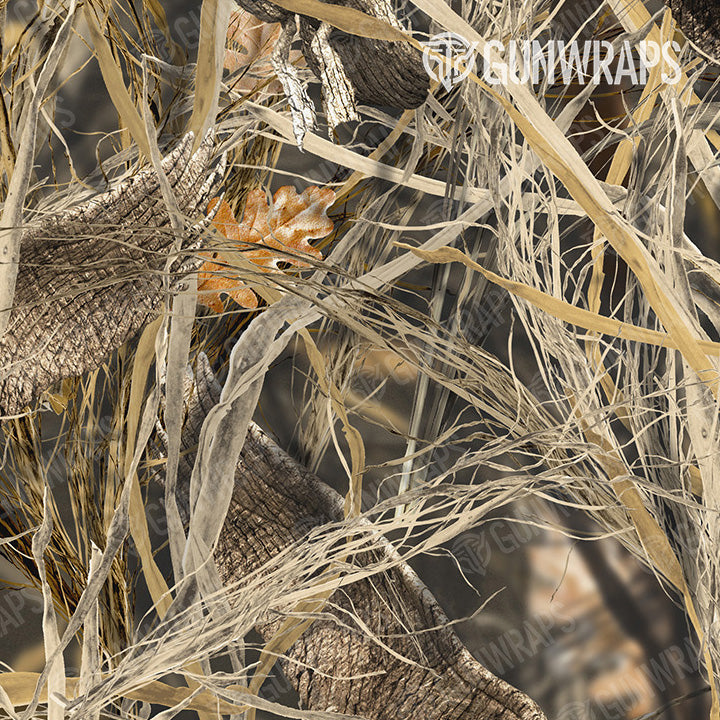 AR 15 Nature Dry Grassland Camo Gun Skin Pattern