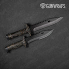 Nature Mossy Woodland Camo Knife Gear Skin Vinyl Wrap