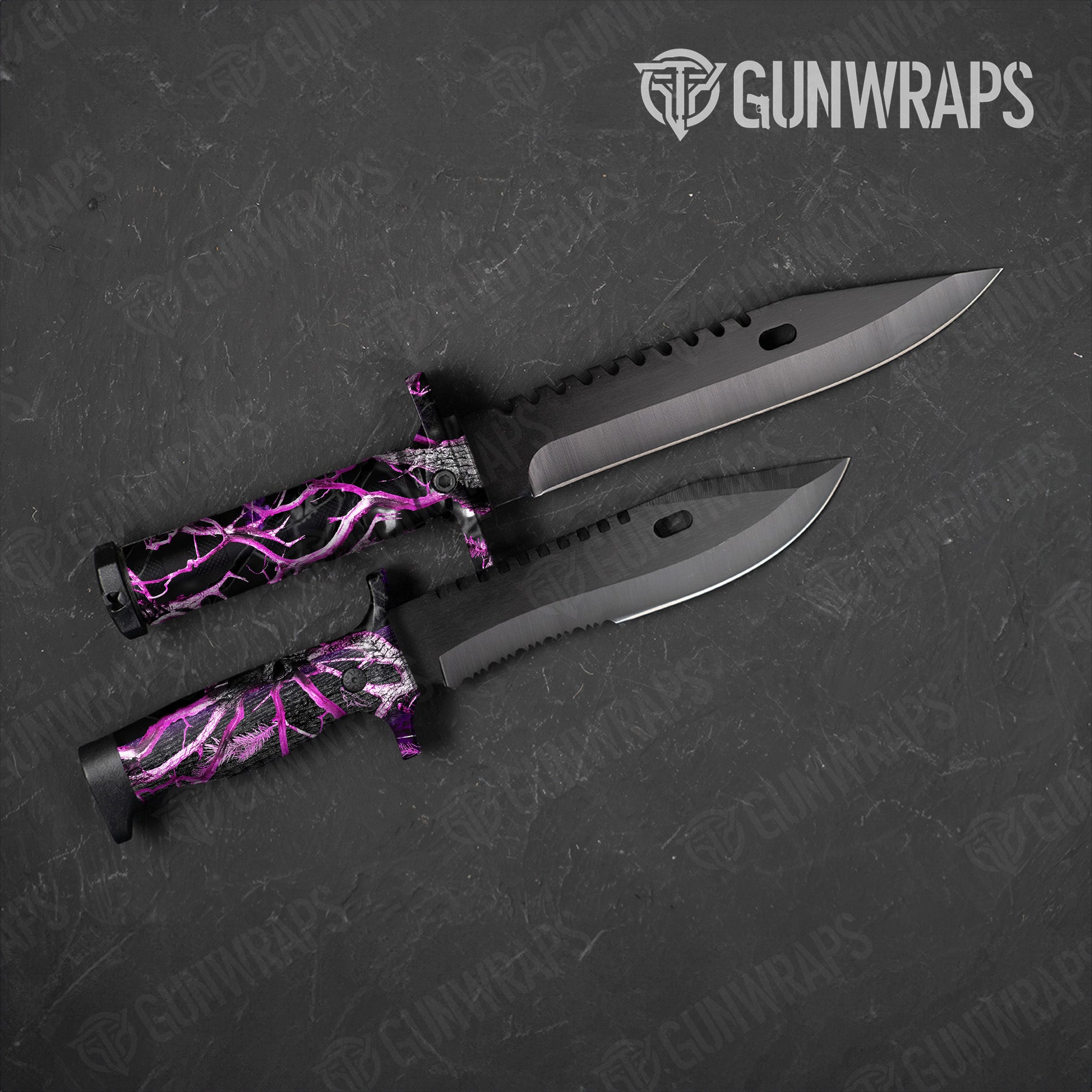 Nature Pink Voodoo Camo Knife Gear Skin Vinyl Wrap