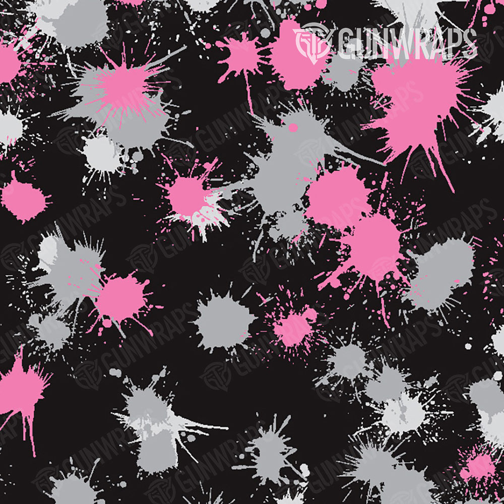 Tactical Paintball Pink Tiger Gun Skin Pattern