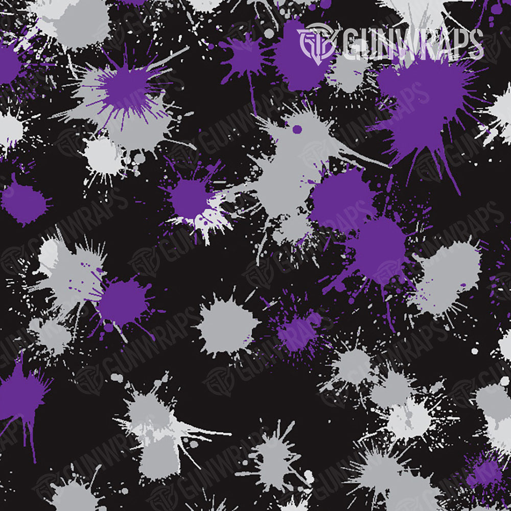 Tactical Paintball Purple Tiger Gun Skin Pattern