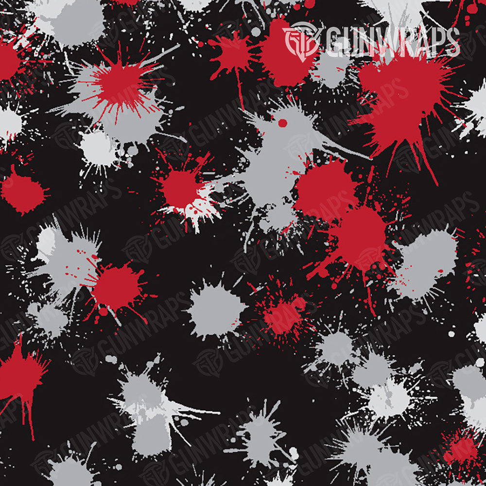 Rifle Paintball Red Tiger Gun Skin Pattern