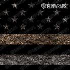 AR 15 Patriotic Desert Flag Gun Skin Pattern