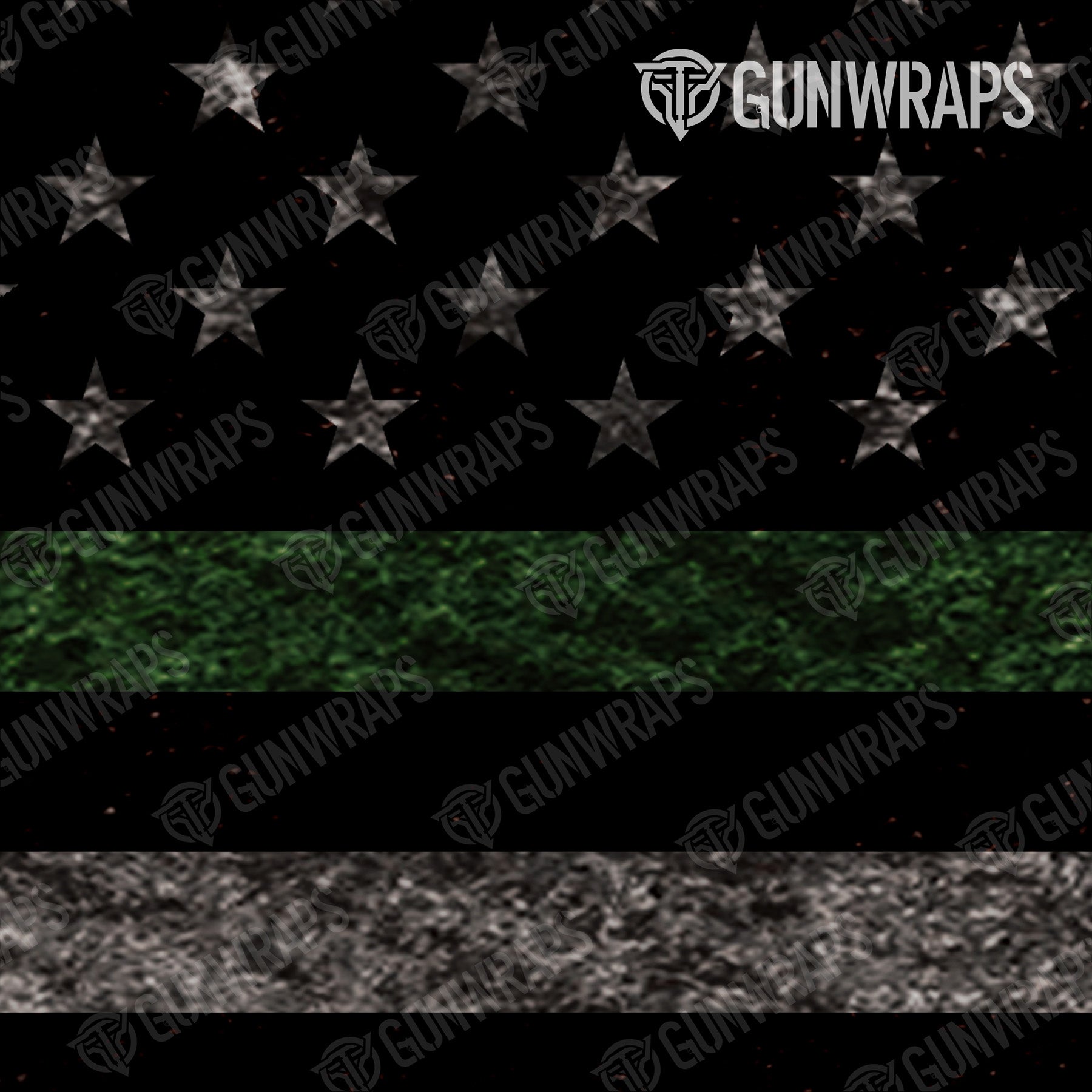 AR 15 Patriotic Military Service Flag Gun Skin Pattern