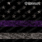 Shotgun Patriotic Purple Flag Gun Skin Pattern