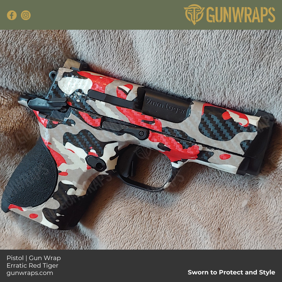 red tiger pistol skin