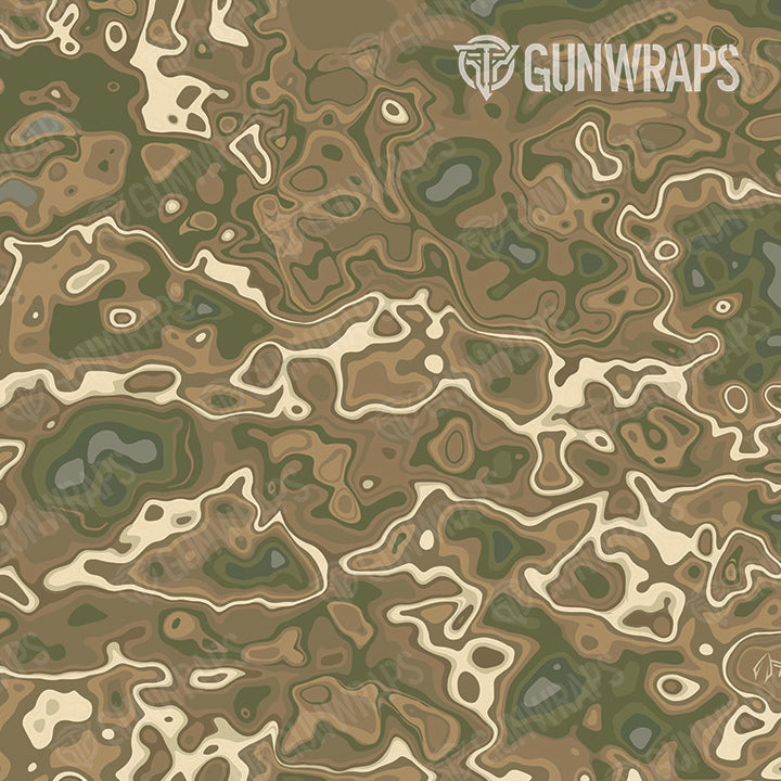 AR 15 RELV Moab Camo Gun Skin Pattern Film