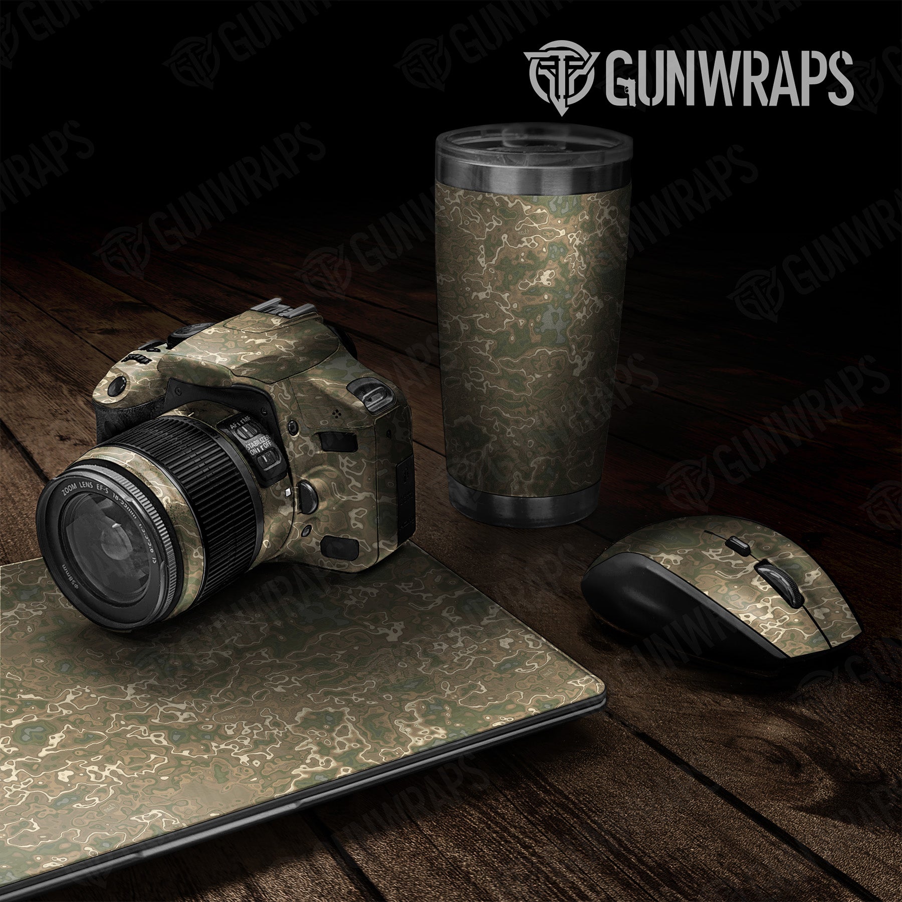 Universal Sheet RELV Moab Camo Gear Skin Vinyl Wrap Film