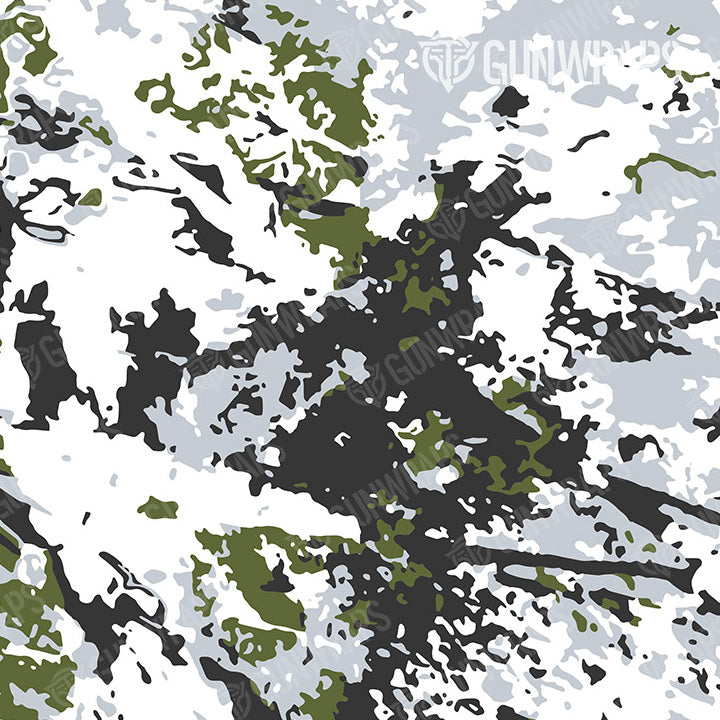 Knife RELV Timber Wolf Camo Gear Skin Pattern Film